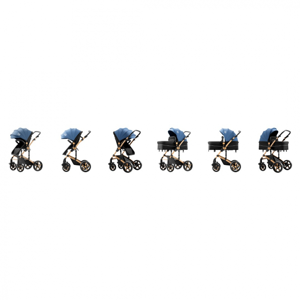 Buf Boof A1 Deluxe - Carucior 2in1 Aluminiu - imagine 6
