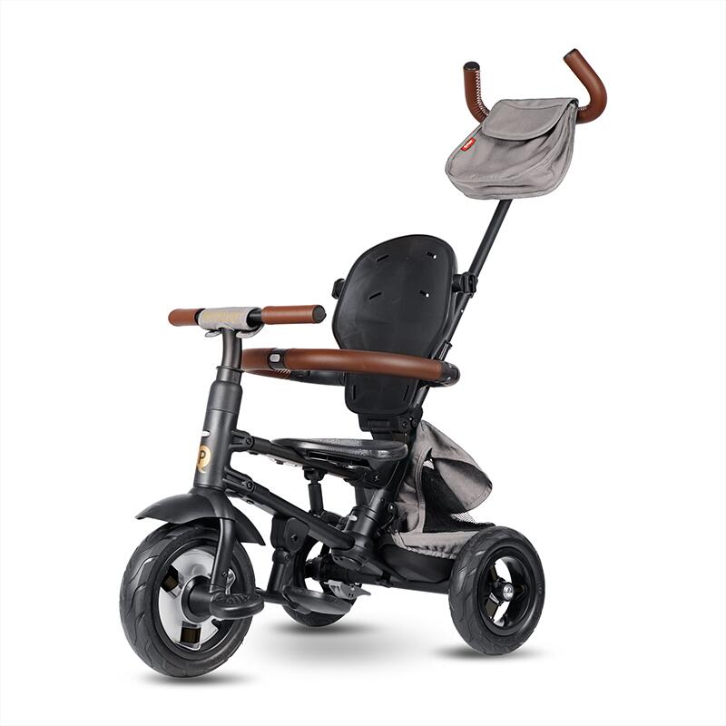 Tricicleta Qplay Rito Deluxe Gri Pliabilă - imagine 2