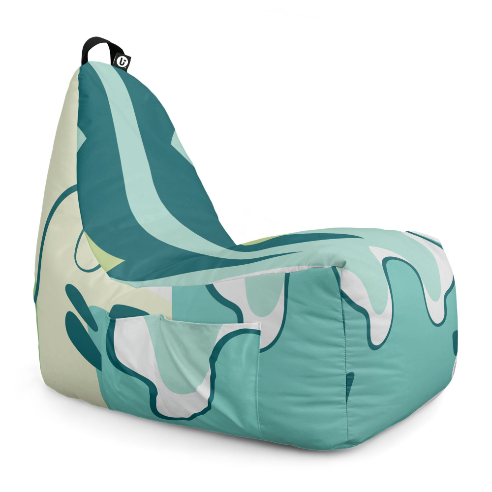 Fotoliu Puf Updeco Chill XL Jungle abstract - imagine 6