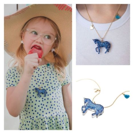 Colier Unicorn Lucy Ooly | Strălucire Magică - imagine 2