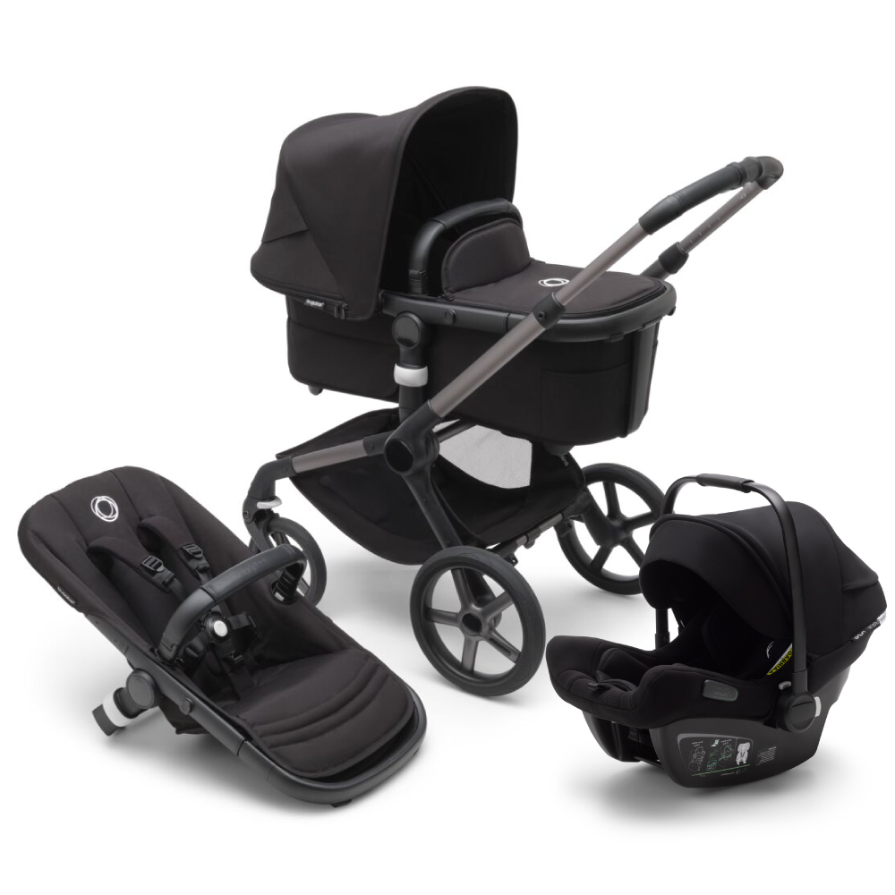 Carucior 3 in 1 Bugaboo Fox 5 Graphite Midnight Black