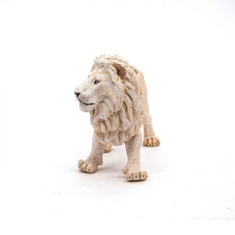 Papo Leu Alb Figurina Realistă - imagine 5