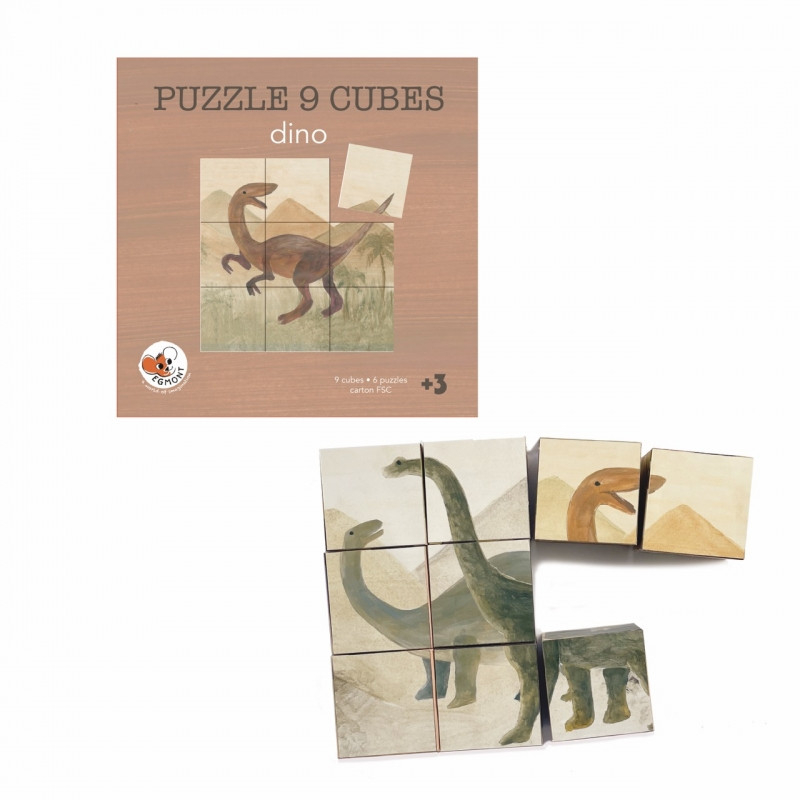 Puzzle Cuburi Dinozauri Egmont, 3-6 Ani