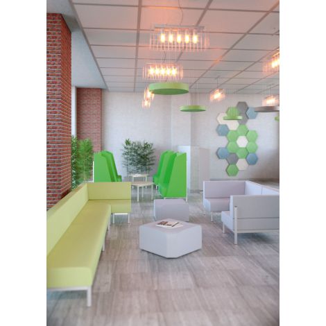 Canapea 3 locuri Moje Bambino Verde Rezistentă - imagine 2