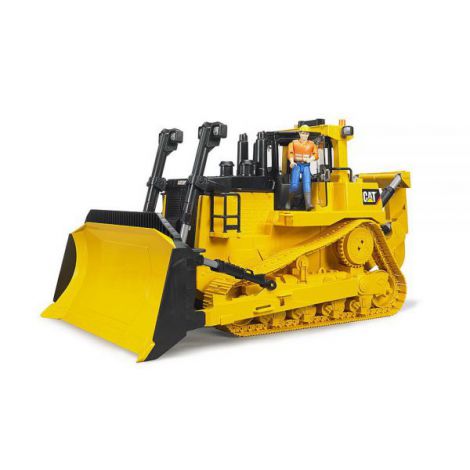 Bruder Tractor CAT pe Senile - Jucărie Realistă - imagine 4