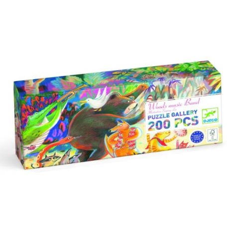 Puzzle Djeco Trupa Muzicală, 200 piese