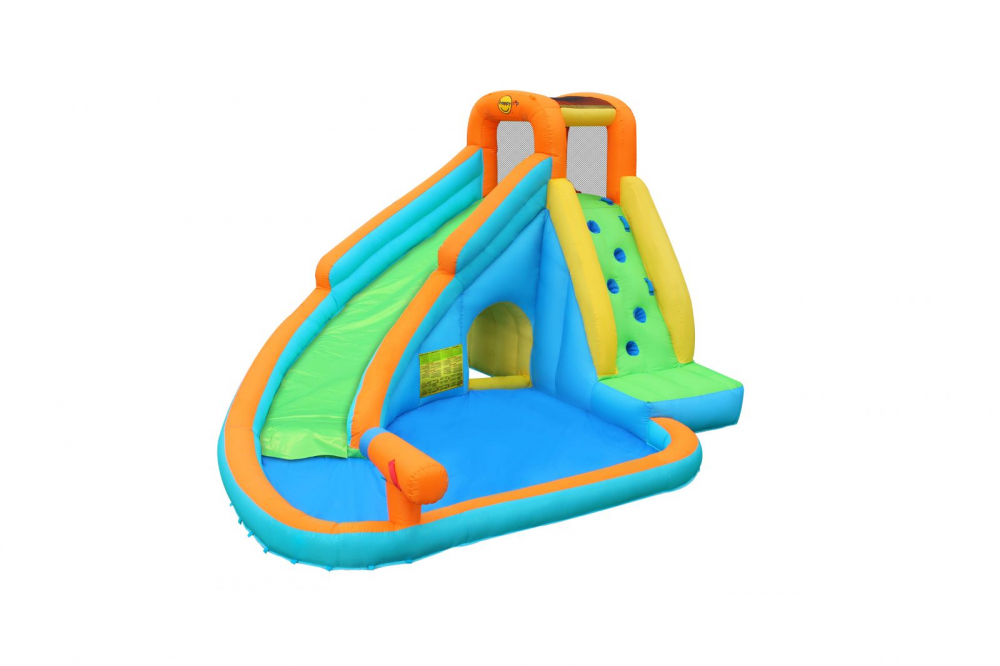 Saltea gonflabila Happy Hop cu piscina si tobogan - imagine 3