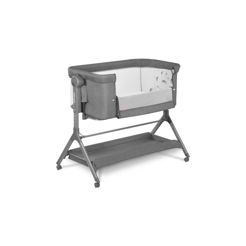 Patut Co-Sleeper Lionelo Leonie Plus Pliabil Gri - imagine 4