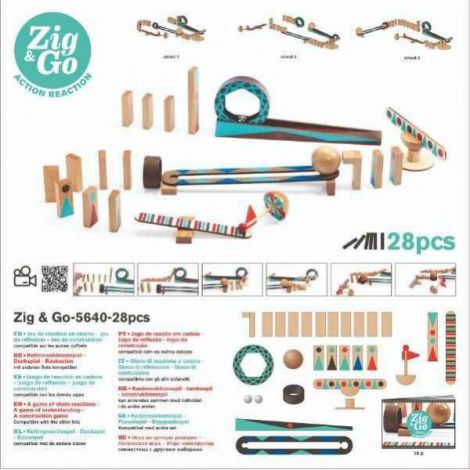 Djeco Zig & Go - Set Construcție Trasee - imagine 2