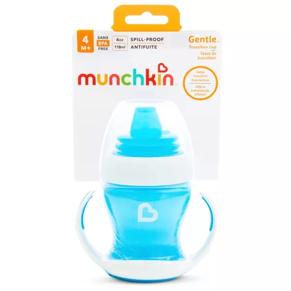 Cana Munchkin Gentle, 118 ml, Albastra, 4L+ - imagine 2