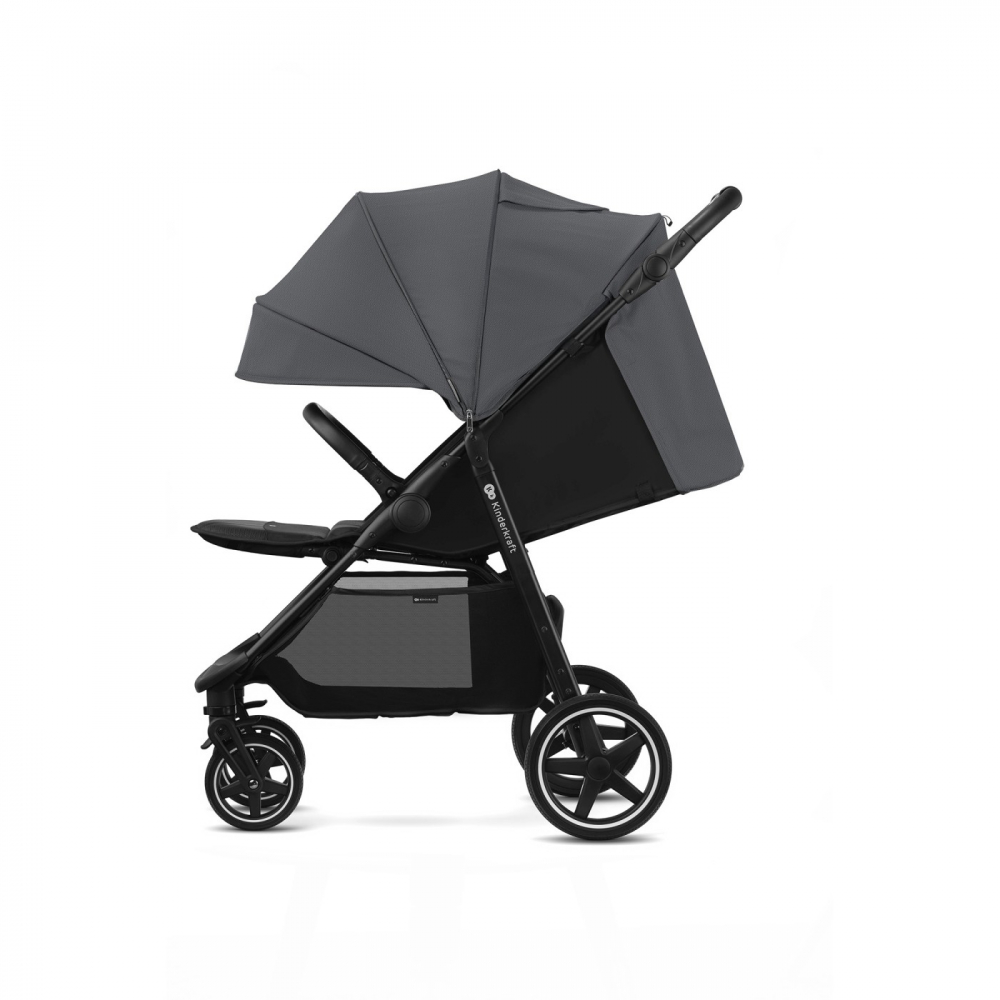 Kinderkraft Route - Carucior Sport Gri, 0-22 kg - imagine 3