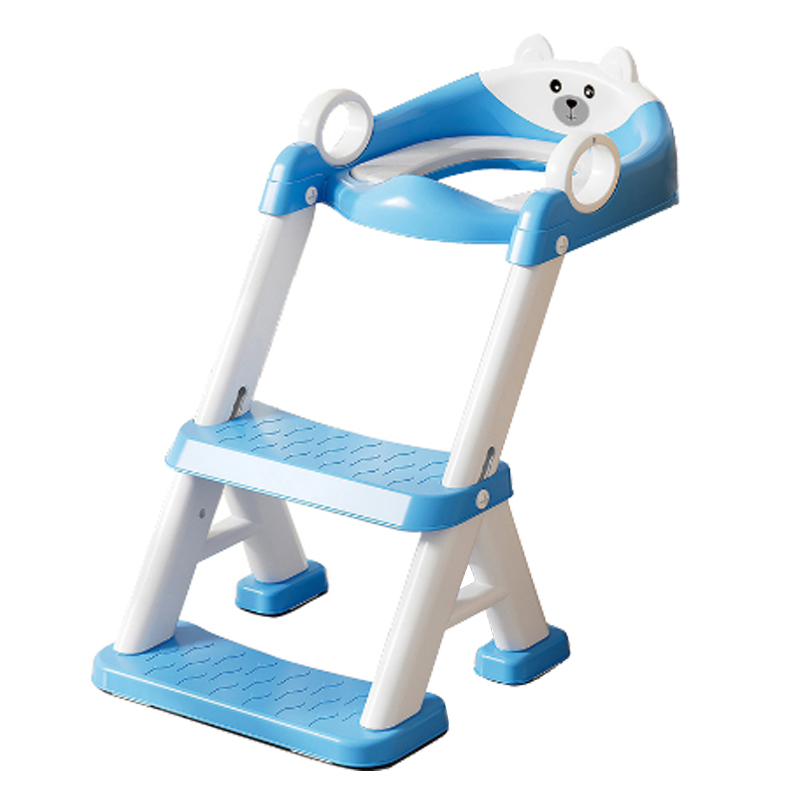 Reductor Toaletă Little Mom Teddy Blue 2-n-1