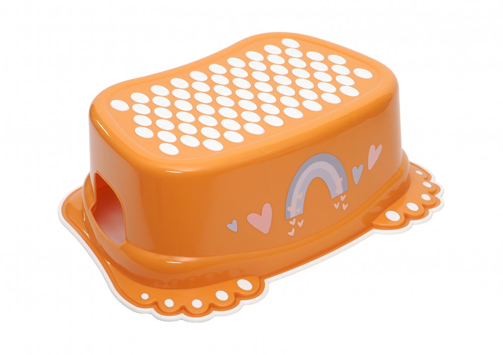 Înălțător Tega Baby Antiderapant, 2 în 1, Portocaliu