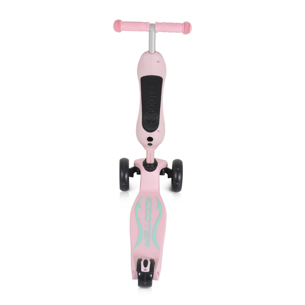 Trotineta 2in1 Byox Pink cu Scaun și LED - imagine 8