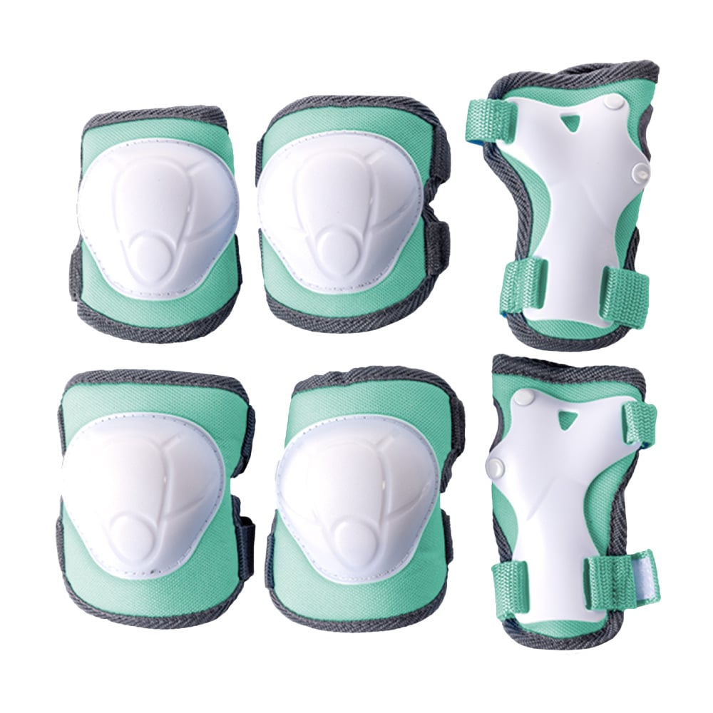 Set 6 protecții sport Yvolution Green, 3-5 ani - imagine 4