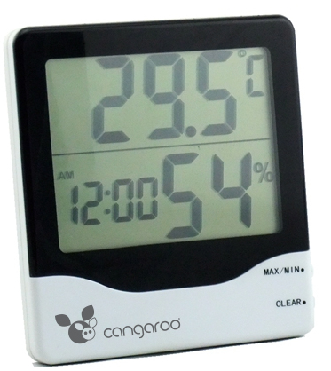 Termometru Higrometru Cangaroo 3in1 cu Ceas - imagine 2