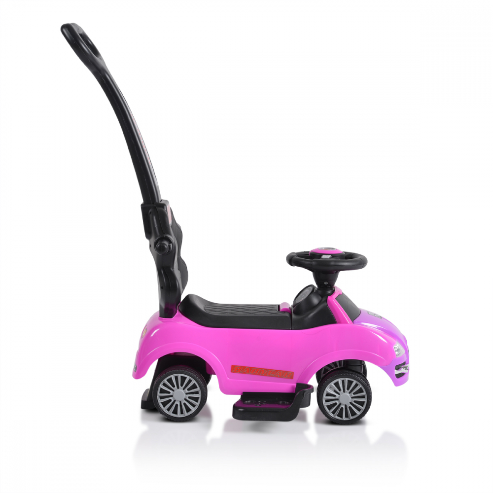 Moni Rider 2in1 Pink - Masinuta cu maner parental - imagine 3