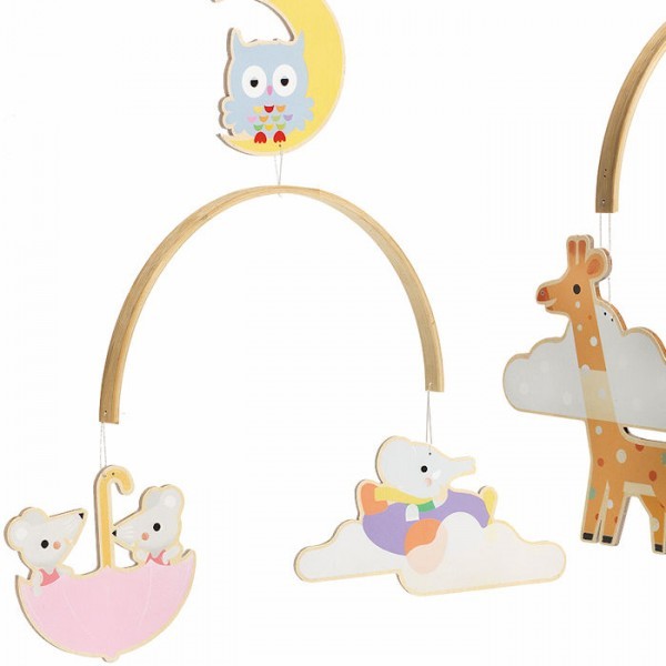 Carusel Mobil Lemn Djeco Animalute Decorativ