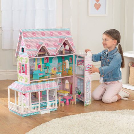 Casuta din lemn pentru papusi Kidkraft Abbey Manor - imagine 8