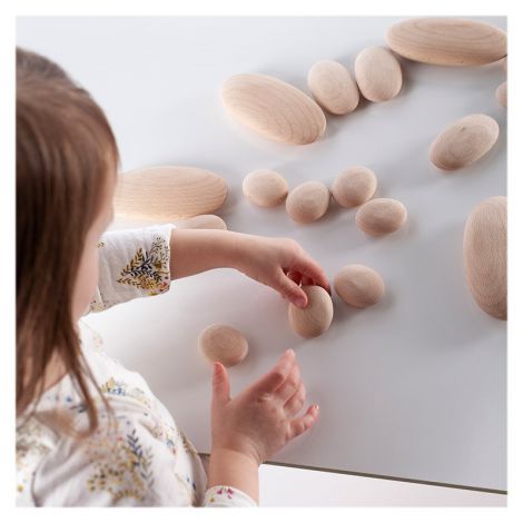 Joc Stivuit River Stones cu Carduri Guidecraft - imagine 2