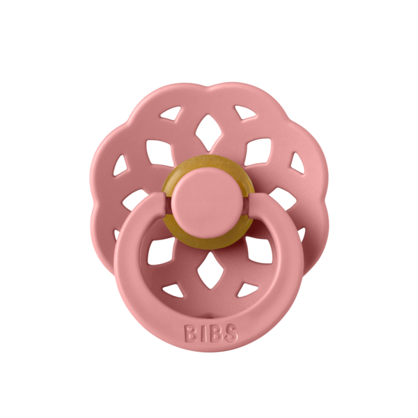Suzeta Bibs Boheme Latex, 0+ luni, Dusty Pink - imagine 4