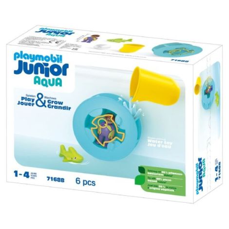 Playmobil Junior Aqua Roata apa cu rechini | Jucarie Educativa - imagine 3
