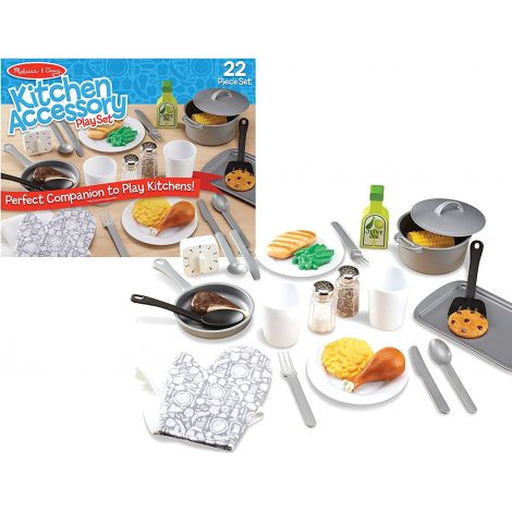 Set Accesorii Bucătărie Melissa & Doug - 22 piese - imagine 6