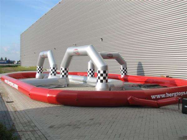 Circuit Gonflabil Kart Berg Toys, 17x8 m - imagine 2