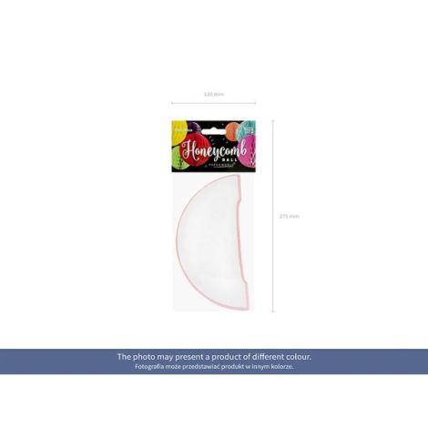 Honeycomb Rosu 20cm Party Deco - Festiv - imagine 3