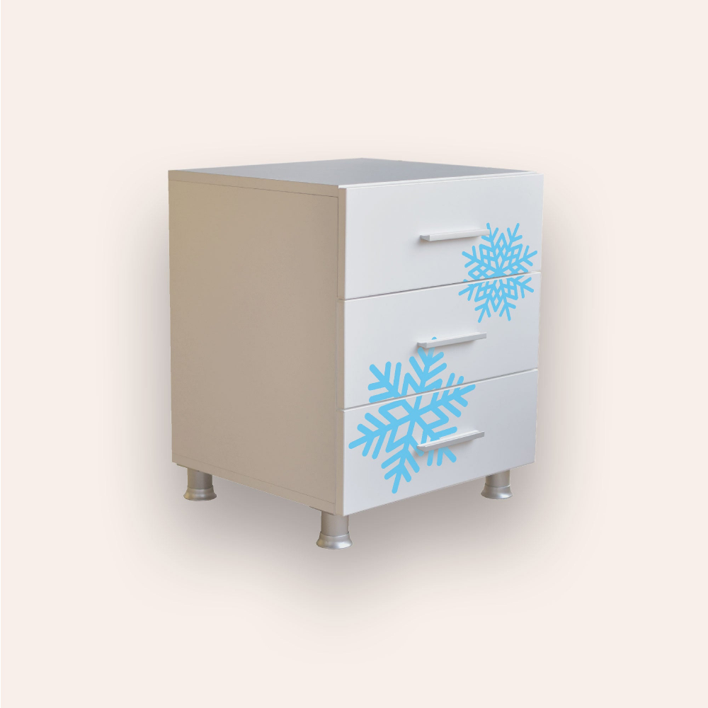 Comoda Frozen alb CameraMagica 3 sertare