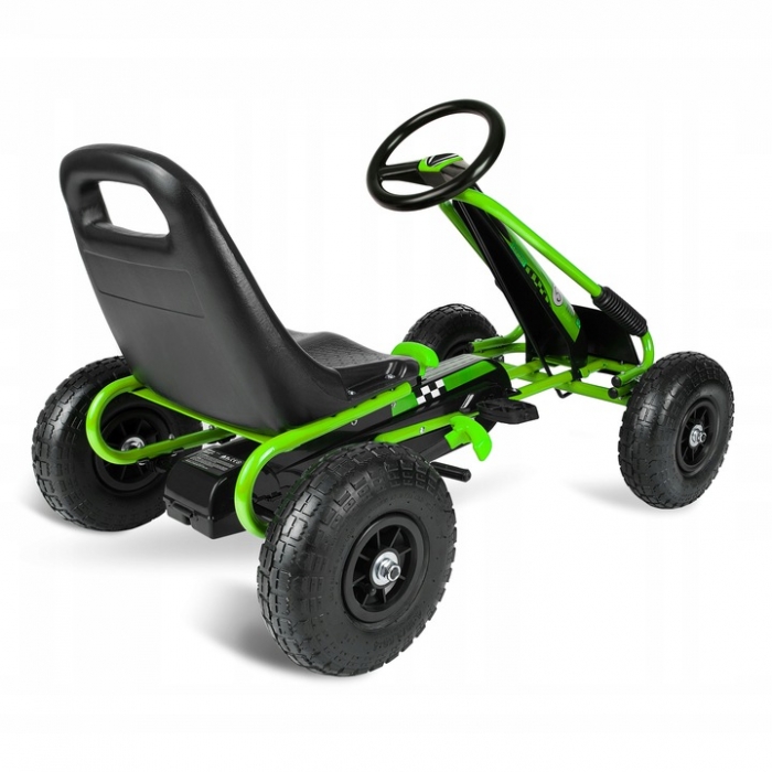Kart Pedale Ricokids RK594 Verde pentru Copii