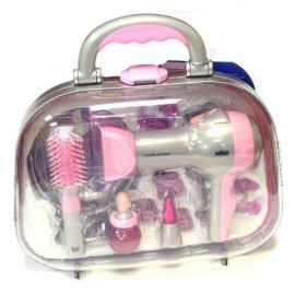 Geanta Coafor Barbie Klein cu Accesorii - imagine 4