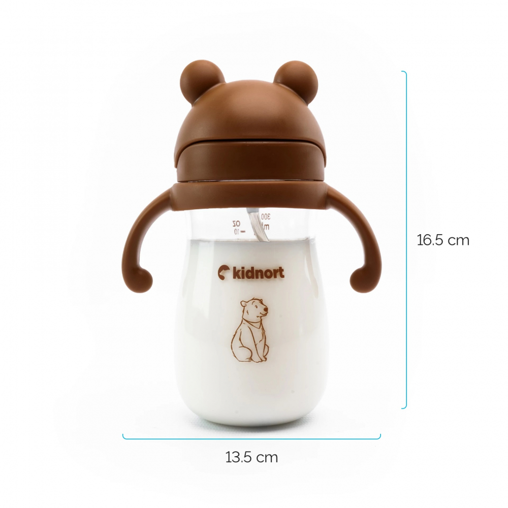 Sticluta apa Kidnort Bringebaer 300ml Brown - imagine 5