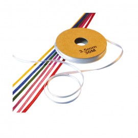 Panglica Satin Roșu Playbox, 3.5mm x 30m - imagine 2