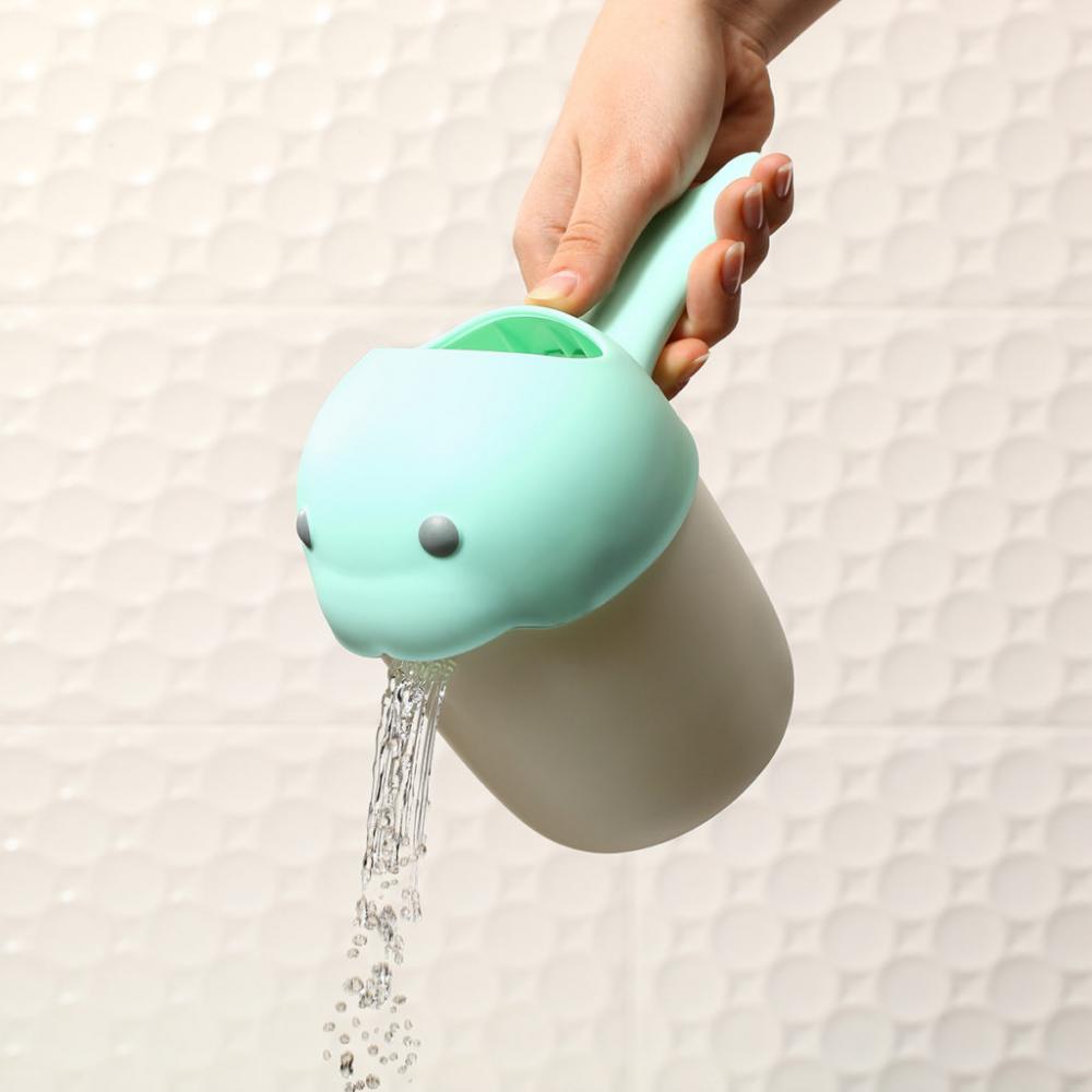 Baby Ono recipient clătire păr Whale Verde - imagine 5