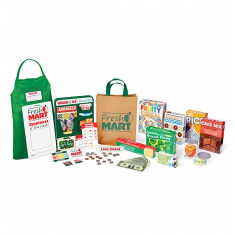 Set Supermarket Melissa & Doug, 70 Accesorii, 3-7 Ani - imagine 2