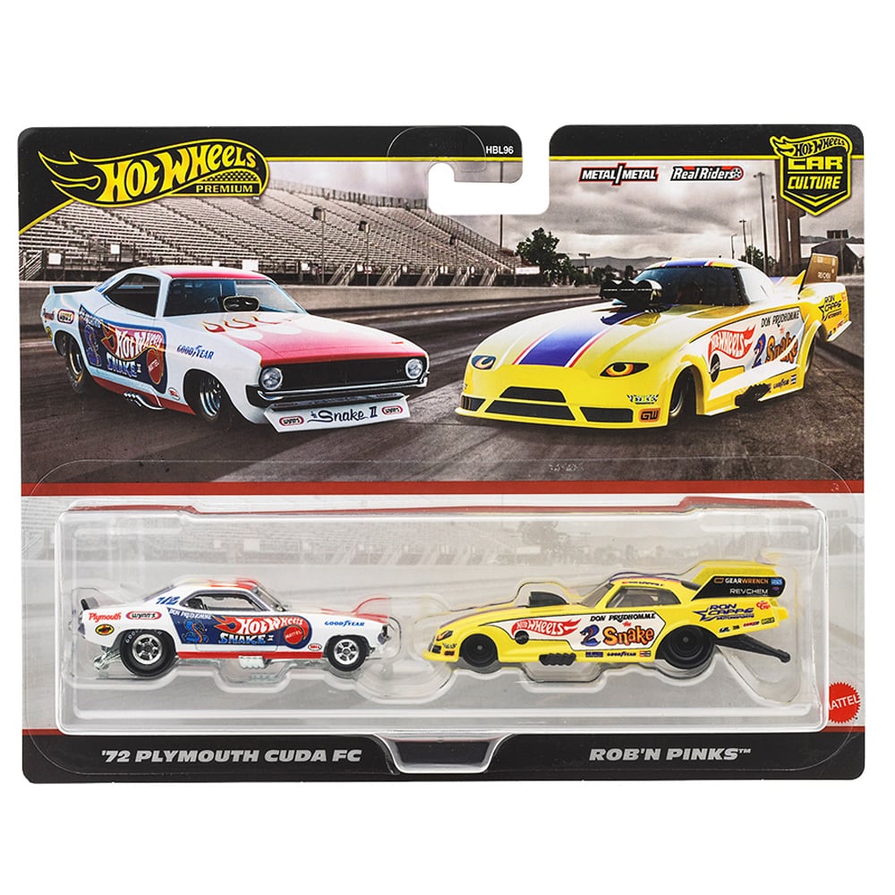 Set Hot Wheels 2 Masini Metalice, Plymouth Cuda