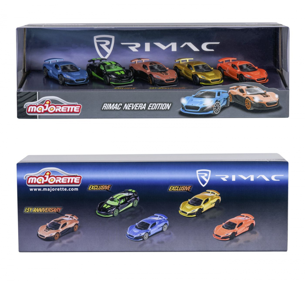 Set 5 Masinute Majorette Rimac Nevera
