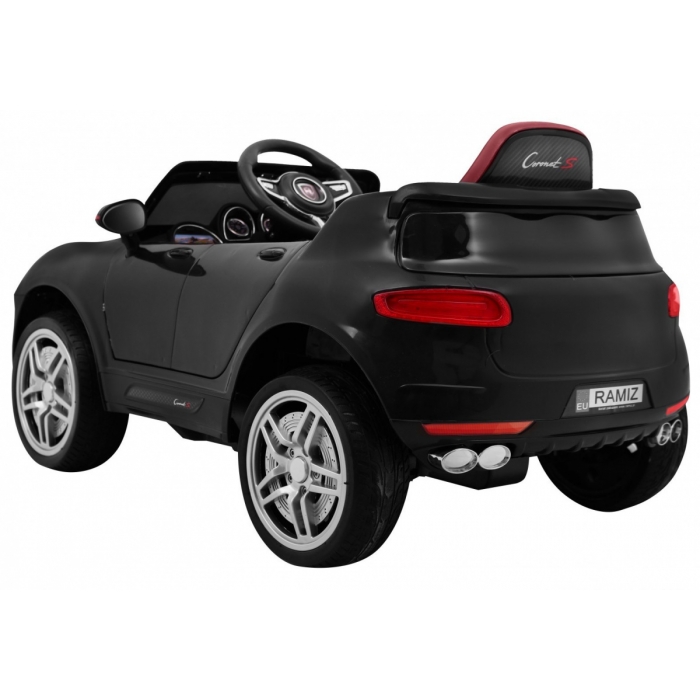 Masinuta Electrica Turbo-S Negru, 60W, Ramiz - imagine 7
