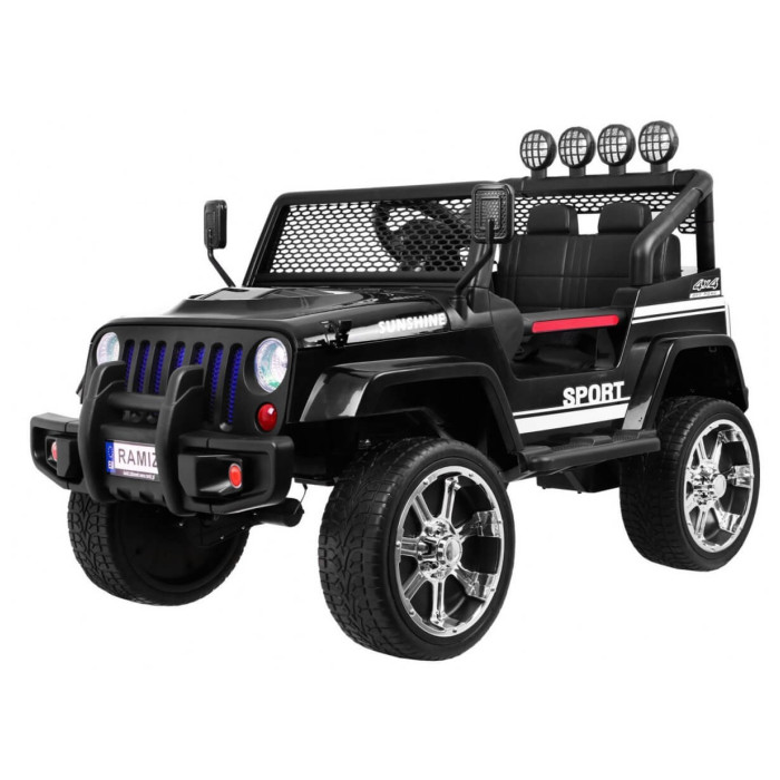 Masinuta Electrica 4x4 NEW RAPTOR S2388 EVA Negru