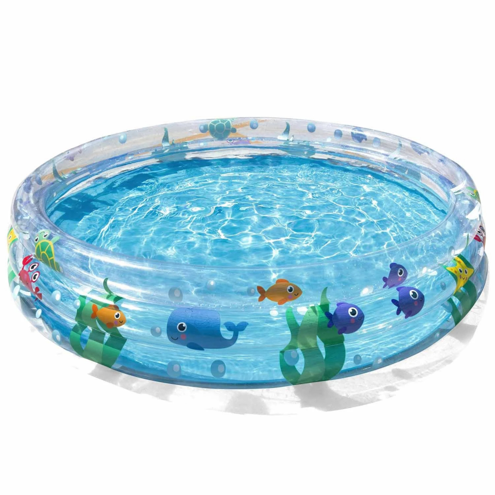 Piscina Bestway 152cm cu pestisori - Rezistentă - imagine 4
