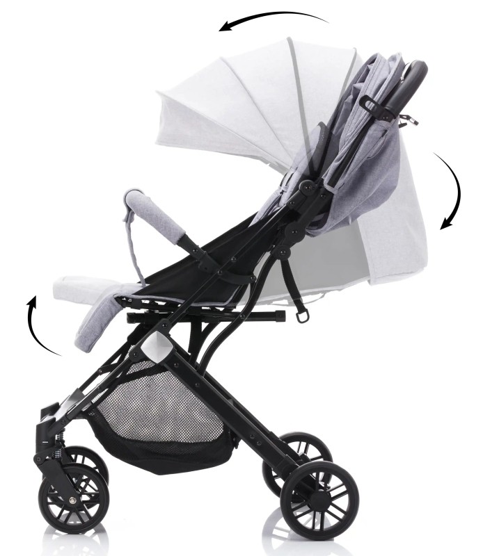 Carucior Sport Fillikid Elite Styler, Gri, Usor - imagine 2