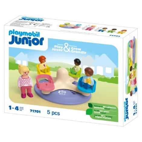 Playmobil Junior Carusel - Jucărie Colorată - imagine 3