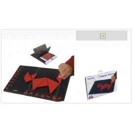Tangram Magnetic Miniland | Joc Logică și Creativitate - imagine 2