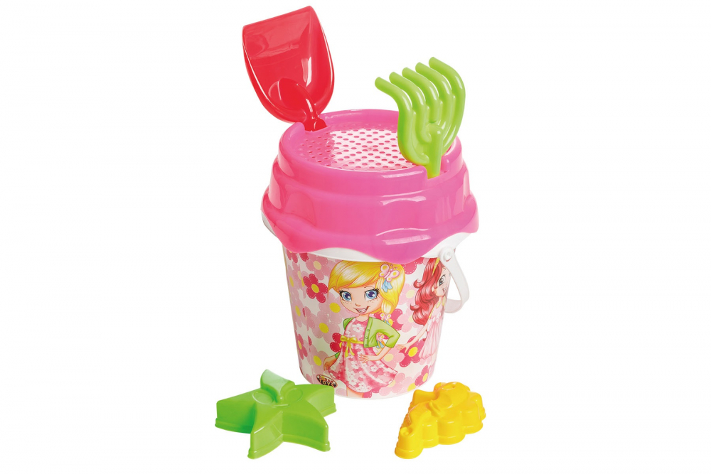Set Jucării Nisip BurakToys, 6 Piese Multicolor - imagine 6