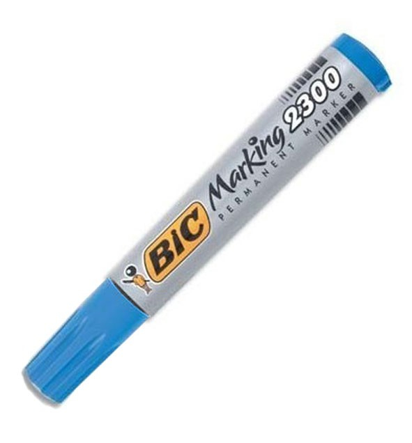 Marker Permanent BIC Vârf Teșit - Scriere Precisă