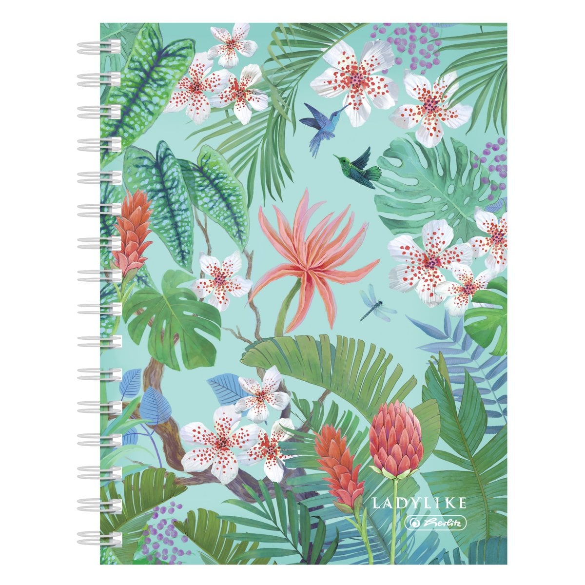 Caiet Matematică A5 Herlitz Ladylike Jungle, 100 file