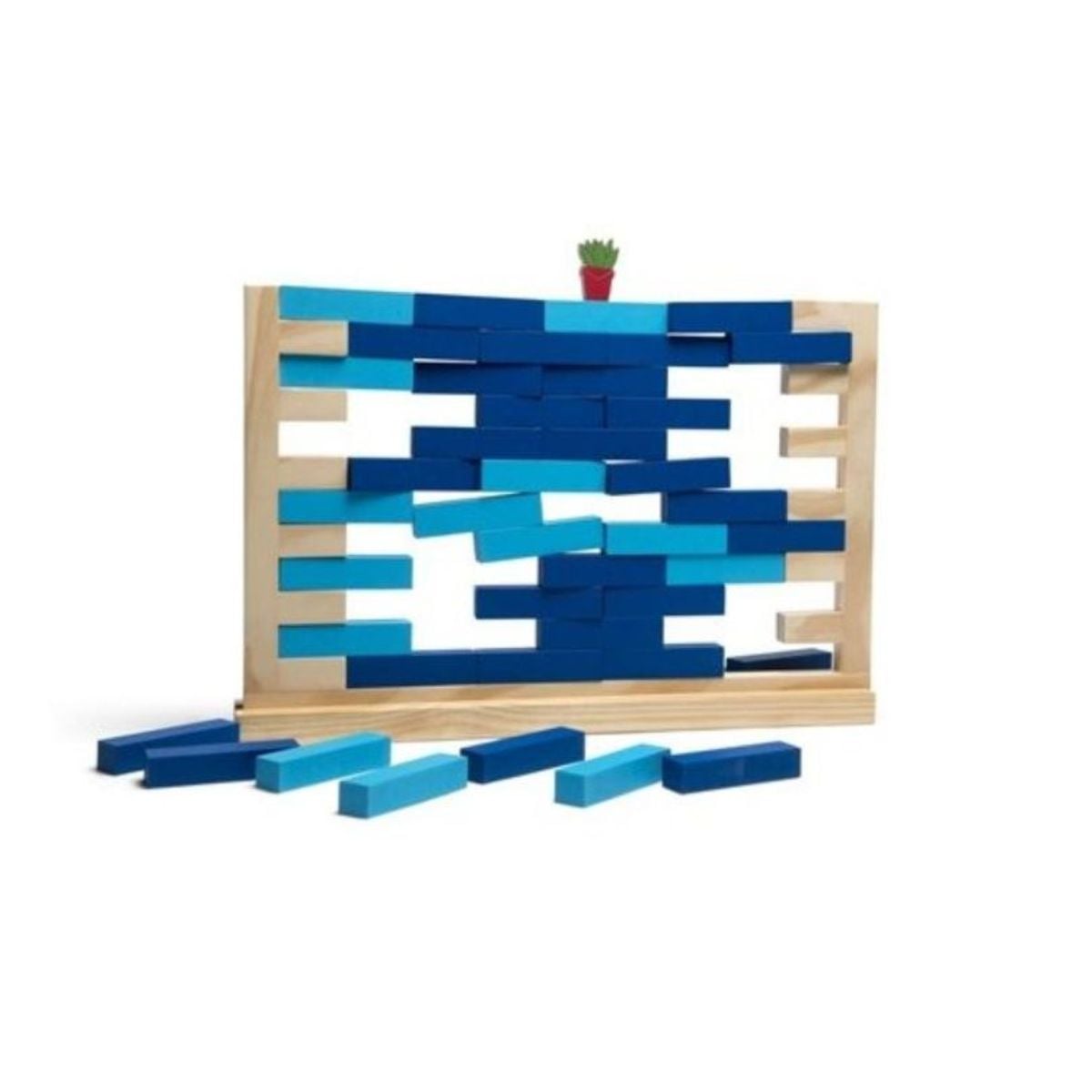 Joc BS Toys Zidul Instabil - Lemn, 6+ Ani