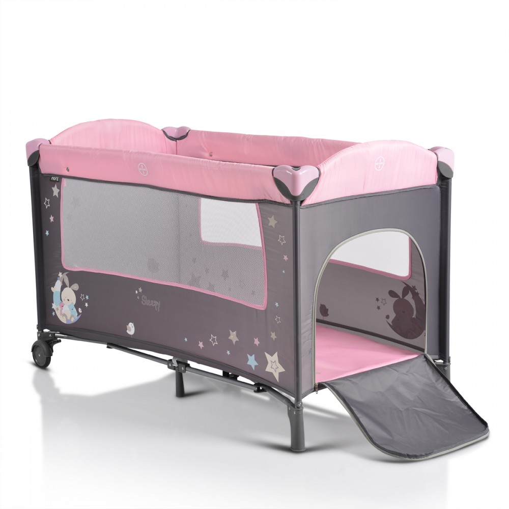 Patut Moni 2in1 Sleepy Travel Compact Pink - imagine 3