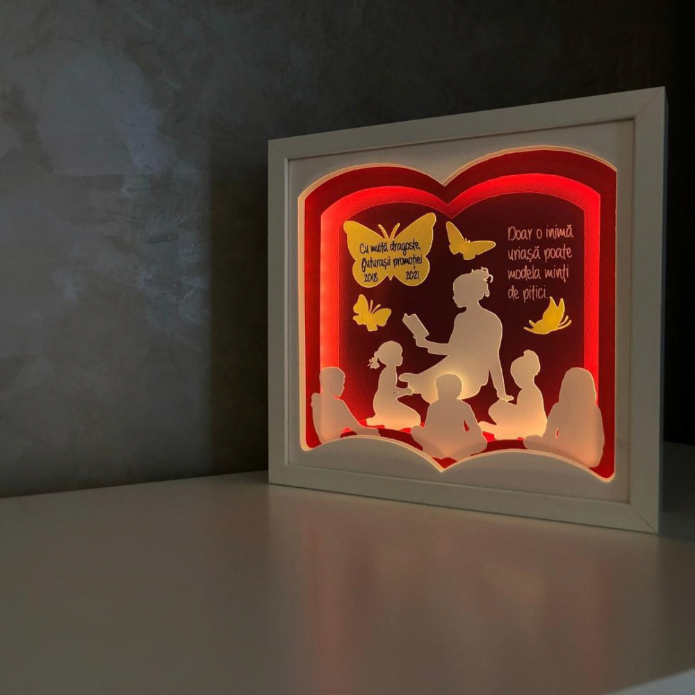 Tablou Luminos Învățătoare Noorhandmadeatelier - imagine 4